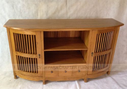 Oval TV Table Ruji Teak Wood